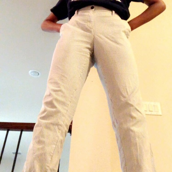 Striped girlfriend chino pants - Picture 1 of 1
